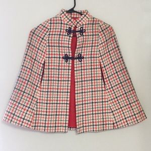 Vintage 50’s Plaid Cape
